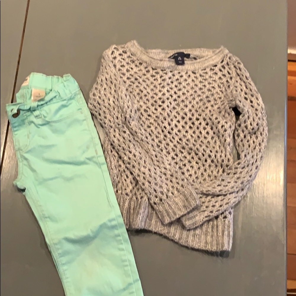 Gap sweater & Bonus ankle pants